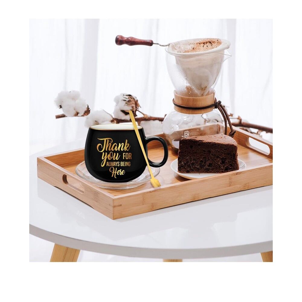 Tioncy 12 Set Employee Appreciation Gifts 12oz Ceramic Coffee Mugs w/Spoons NEW - Picture 4 of 6